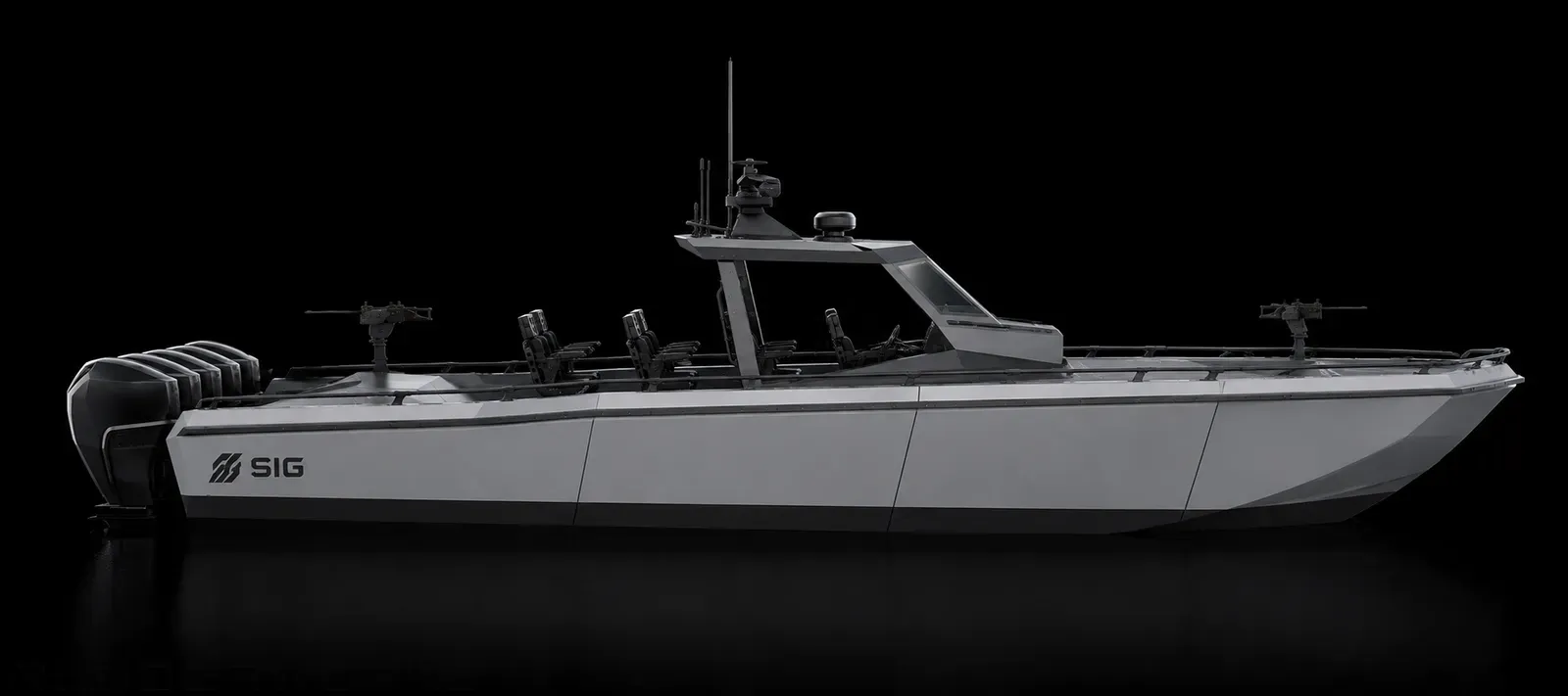 SIG high-speed interceptor boat — image 4