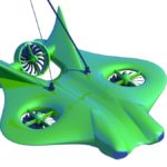 3D модель подводного дрона, третий вариант 01