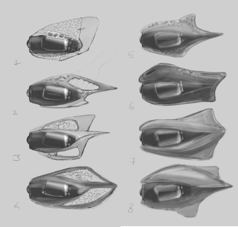 Эскизы подводных дронов​ 01
