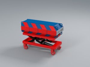 3D рендер вариант электромагнитного перемешивателя расплава 03