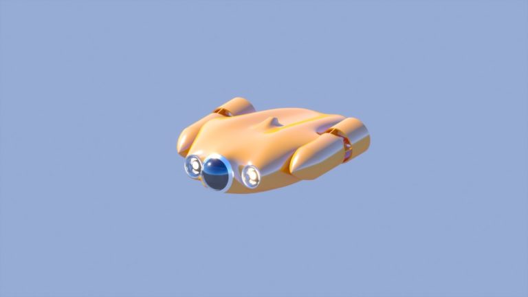 3D модель подводного дрона​ 02