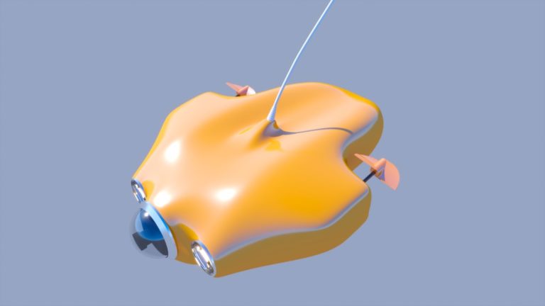3D модель подводного дрона​ 04