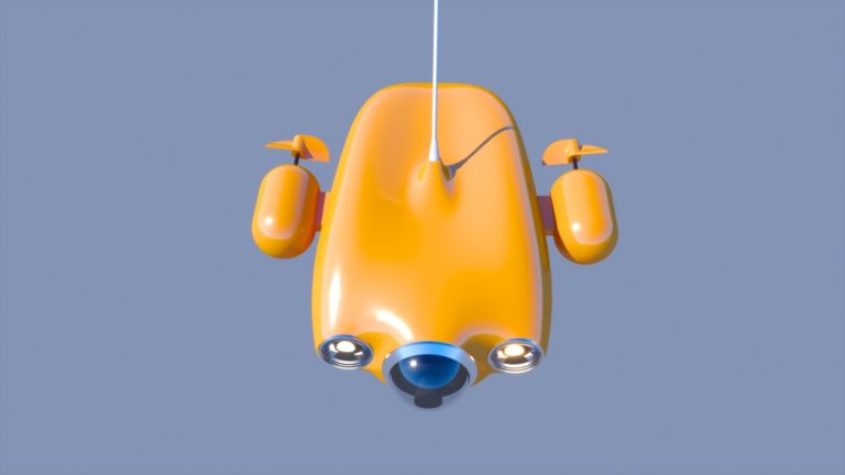 3D модель подводного дрона​ 07