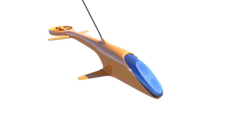 3D модель подводного дрона, первый вариант 06