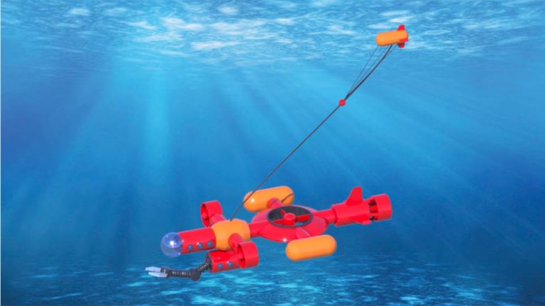 Визуализация подводного дрона, второй вариант 02