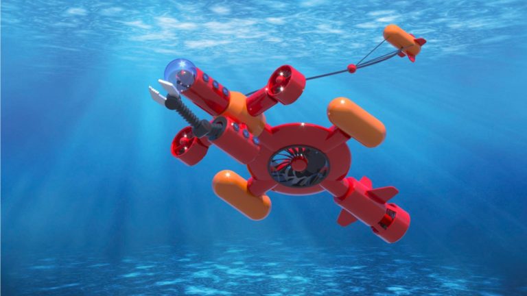Визуализация подводного дрона, второй вариант 03