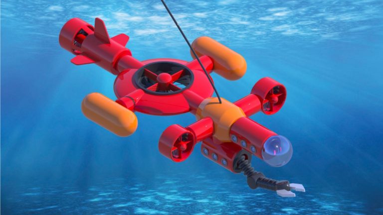 Визуализация подводного дрона, второй вариант 04