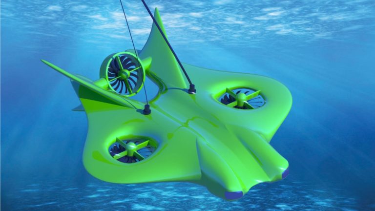 Визуализация подводного дрона, третий вариант 01