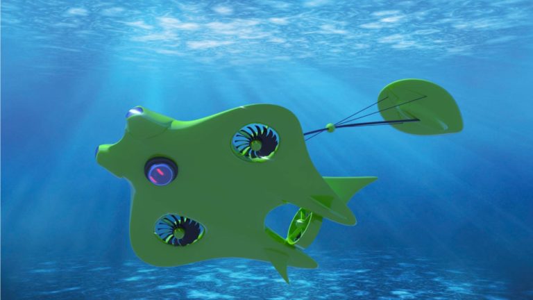 Визуализация подводного дрона, третий вариант 03