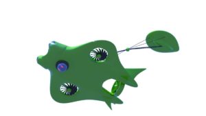 3D модель подводного дрона, третий вариант 03