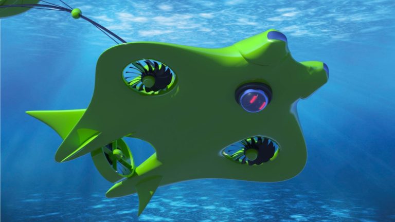 Визуализация подводного дрона, третий вариант 04