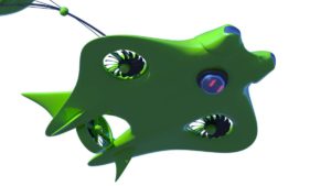 3D модель подводного дрона, третий вариант 04