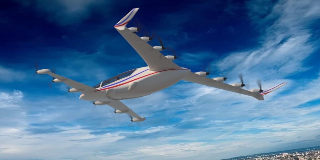 3D визуализация итогового дизайна самолета​ 03
