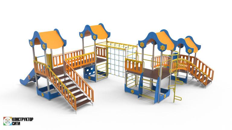 3D модель детского игрового комплекса ​10