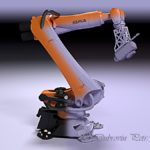 3D модель робота KUKA