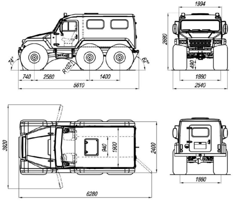 чертежи вездехода трэкол 01