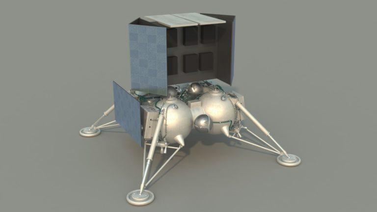 3D модель аппарата Луна-Глоб