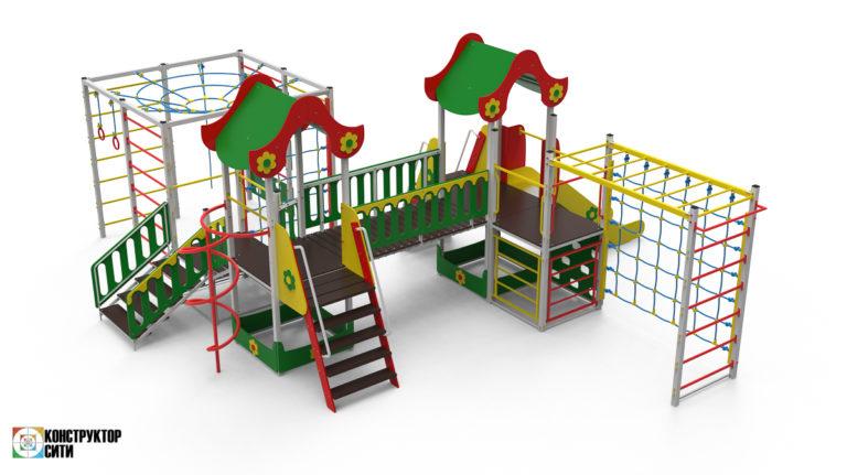3D модель детского игрового комплекса ​05