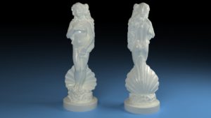 3D модель статую рождение Венеры