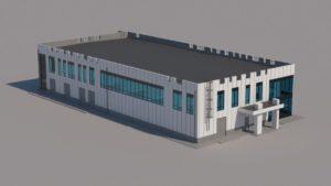 3D модель здания СКИФ 12