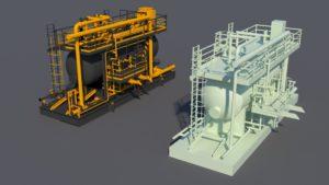3D модель нефтяное оборудование 04