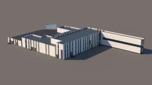 3D модель здания СКИФ 03