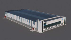 3D модель здания СКИФ 06