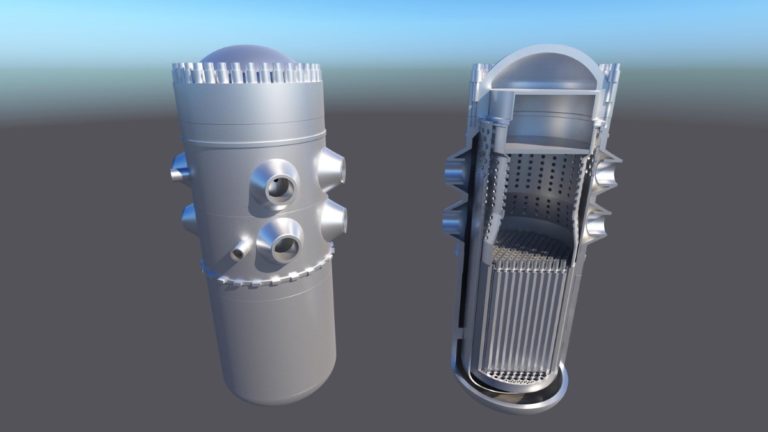 3D модель атомного реактора ВВЭР-1200