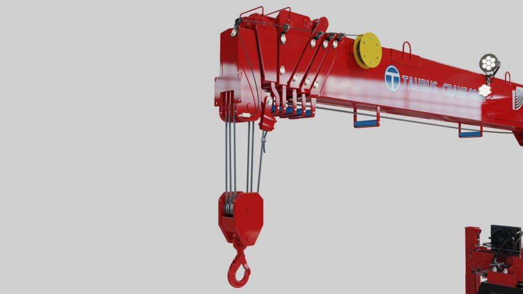 Детали 3D модели навесного крана 06
