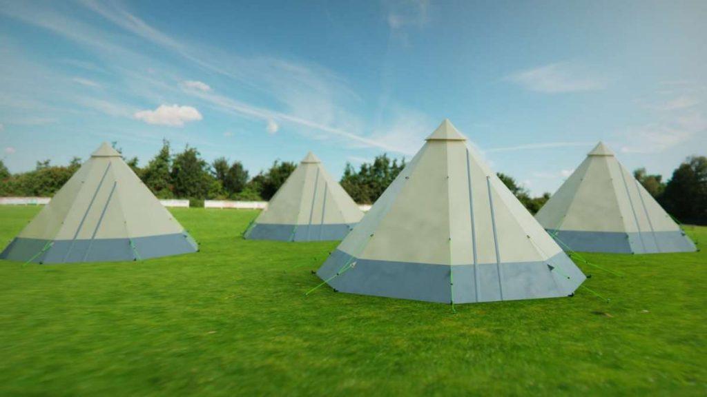 3D модель палатки 04