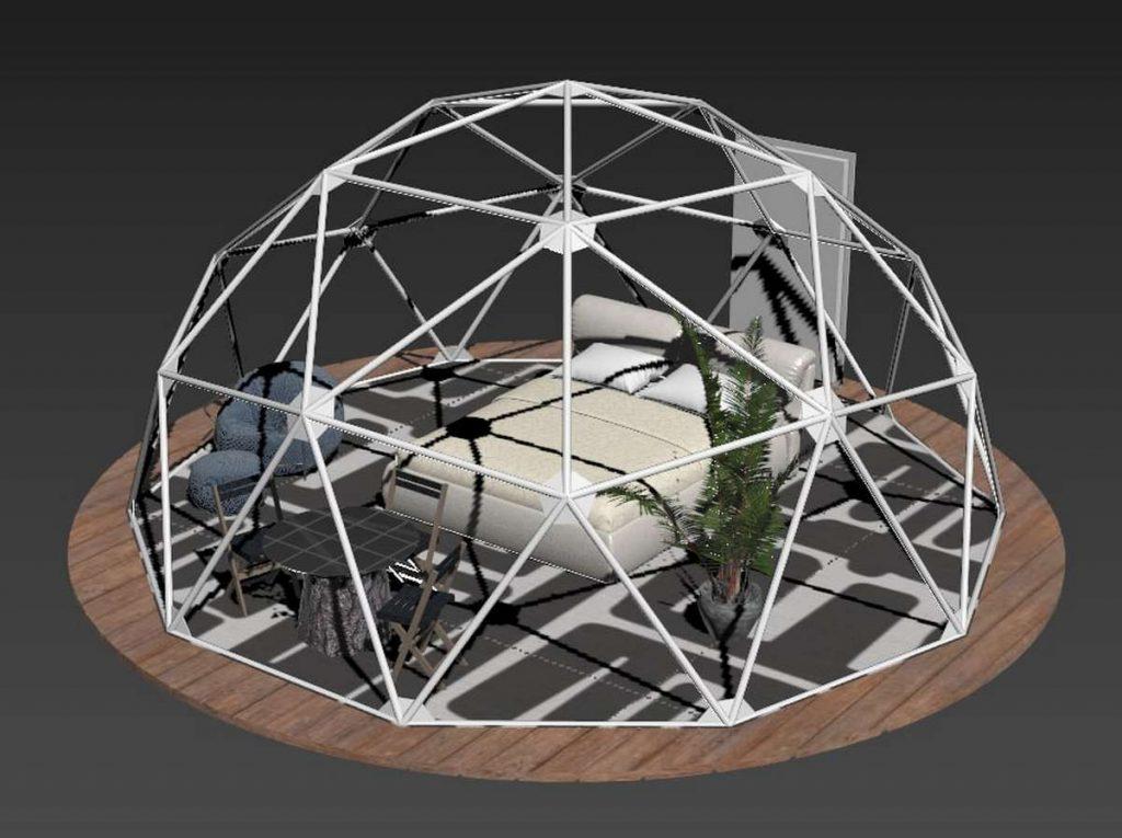 3D модель палатки 15