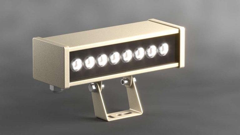 3D модель светодиодного светильника 02