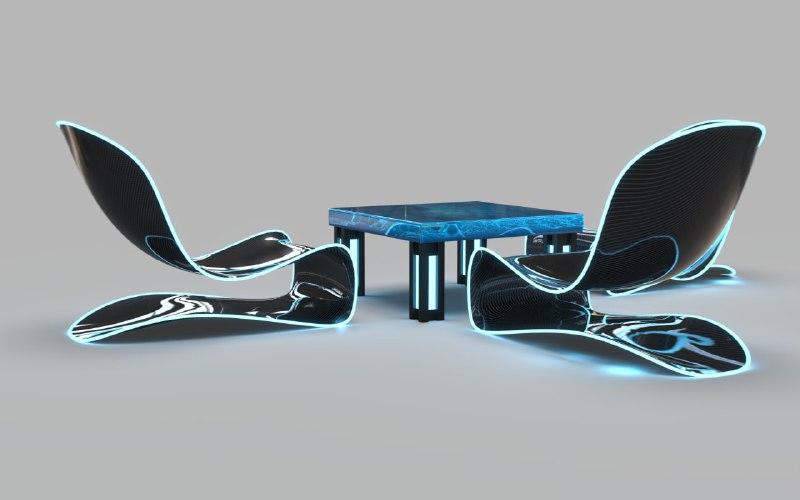 Дизайн футуристичной мебели 15