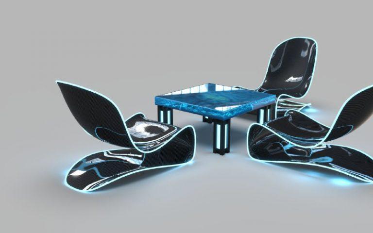 Дизайн футуристичной мебели 18