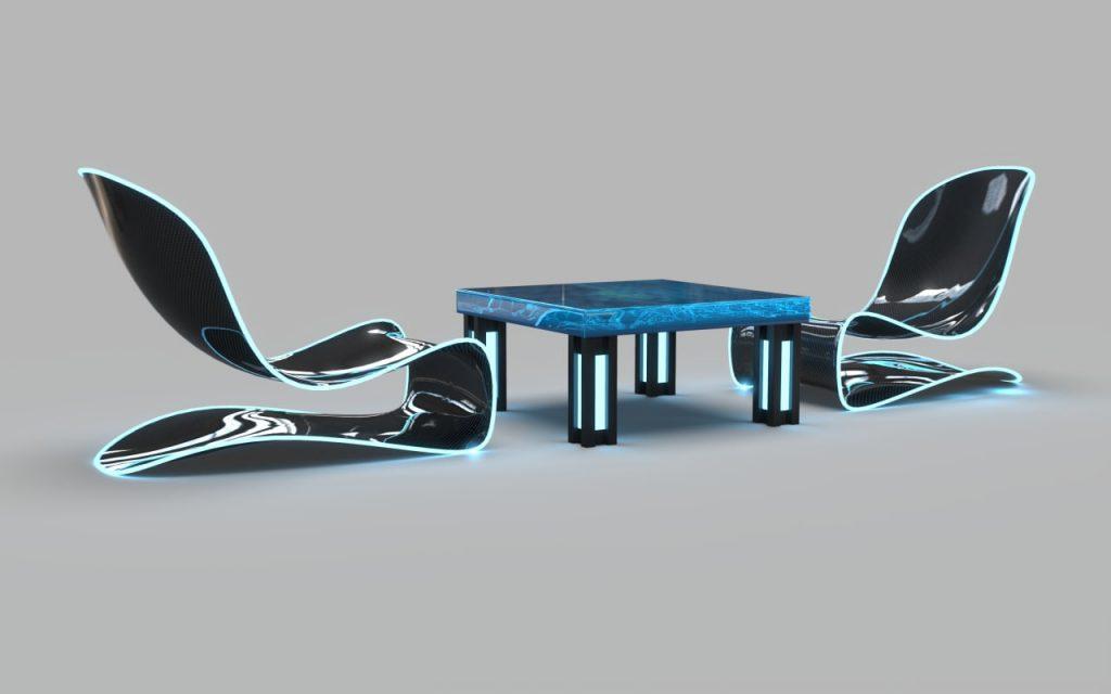 Дизайн футуристичной мебели 20
