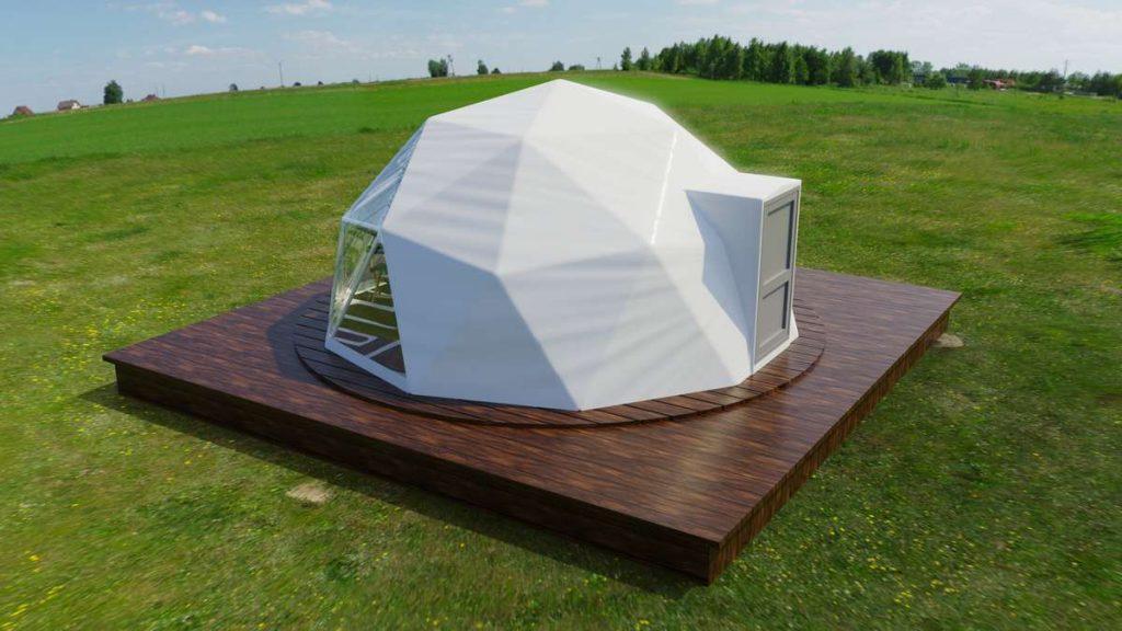 3D модель палатки 14