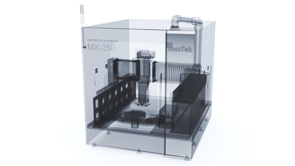 3D модель промышленного принтера рентгеновский вид 01