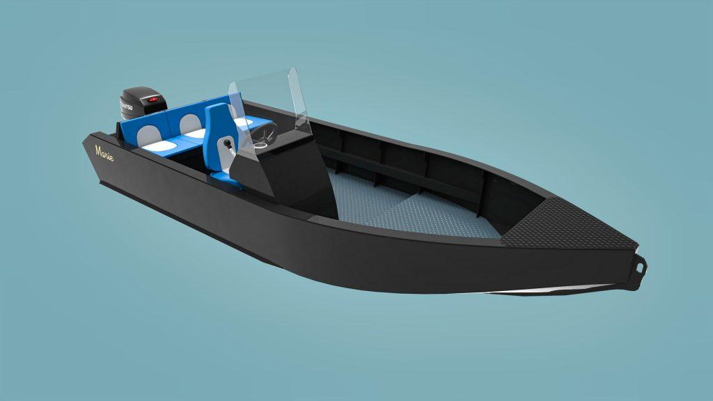 Дизайн лодки из ПНД​ 12