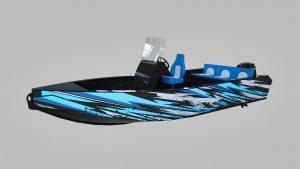 Дизайн цветовой лодки из ПНД​ 01