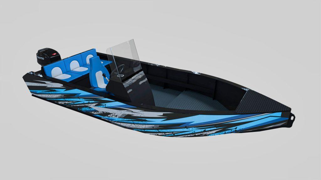 Дизайн цветовой лодки из ПНД​ 03