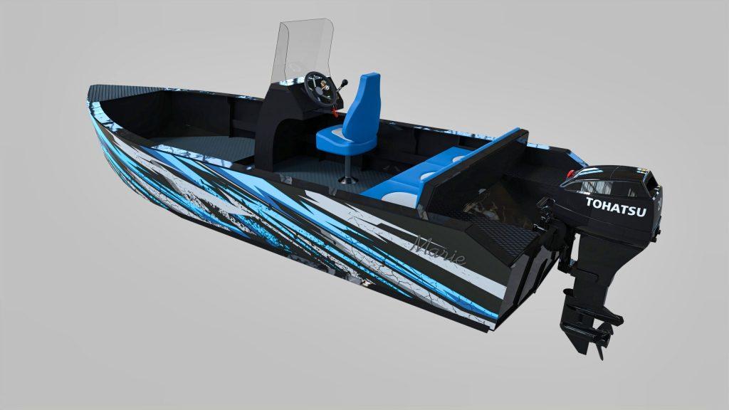 Дизайн цветовой лодки из ПНД​ 05