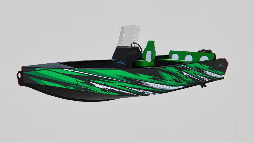 Дизайн цветовой лодки из ПНД​ 06