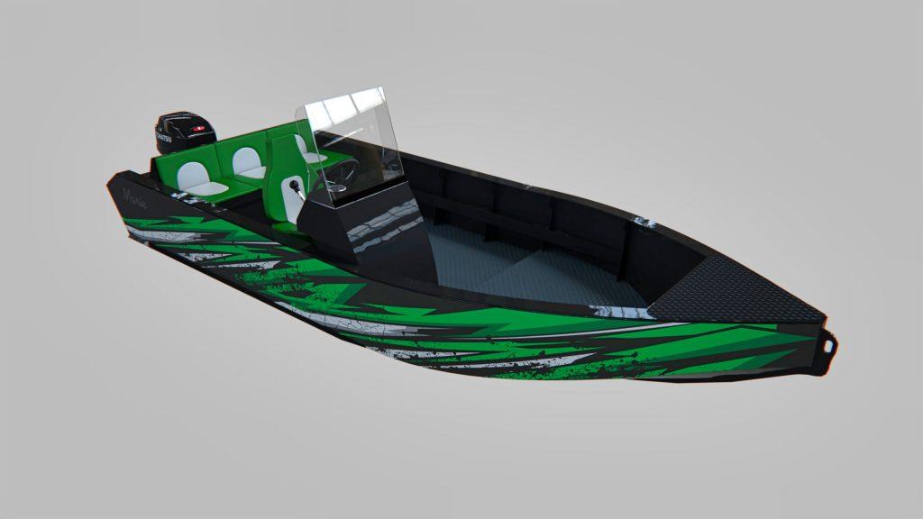 Дизайн цветовой лодки из ПНД​ 07