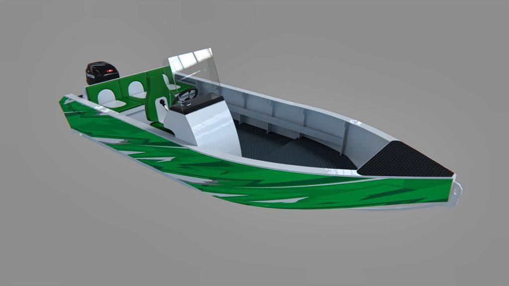 Дизайн цветовой лодки из ПНД​ 12