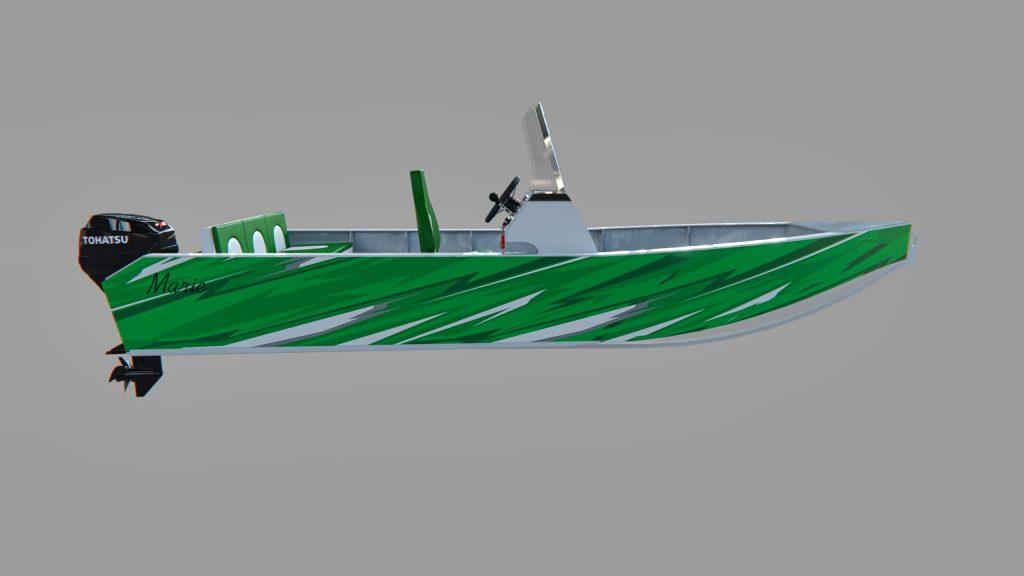 Дизайн цветовой лодки из ПНД​ 13